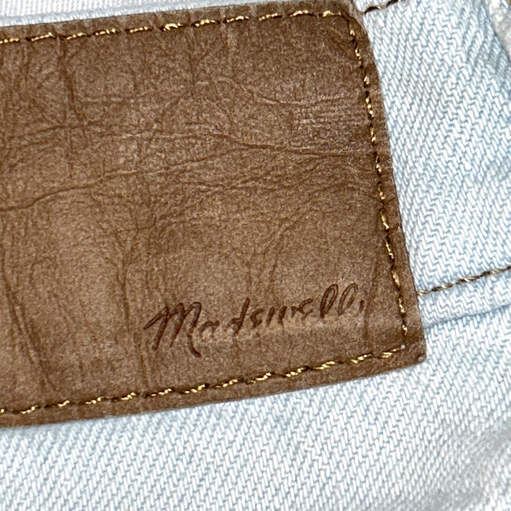 Madewell Balloon Jeans Distressed Barrel Light Wash High Rise Mom Jeans Size 23 - Picture 13 of 16